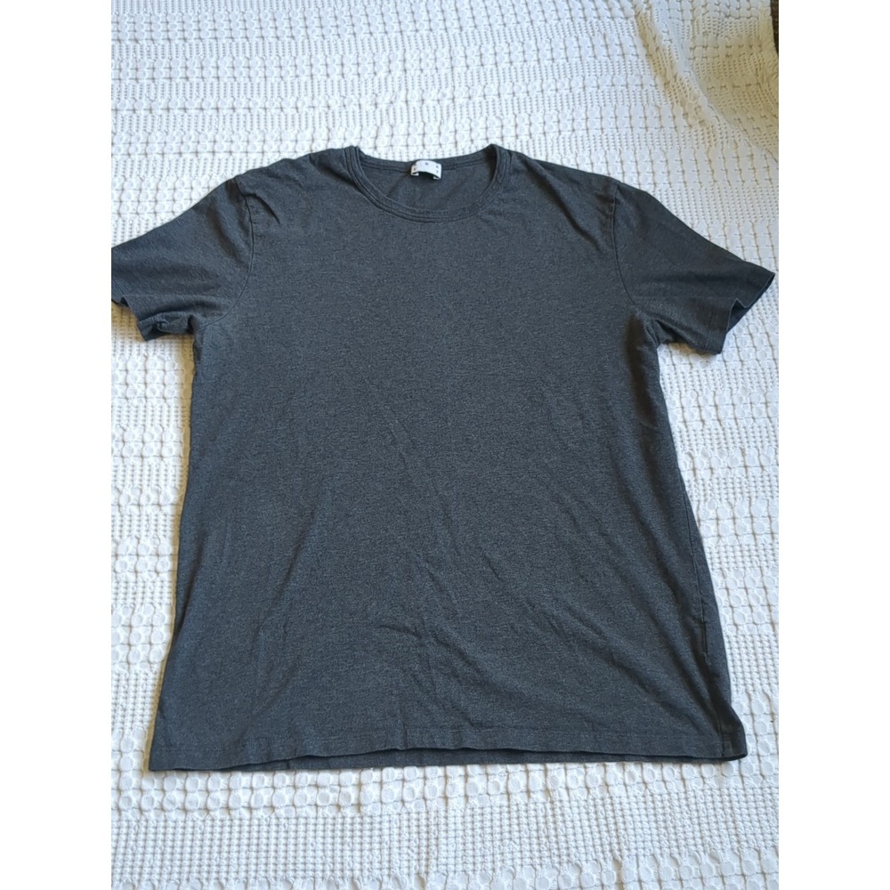 Asket Short Sleeve The T Shirt Heathered Gray Size Large Crew Organic